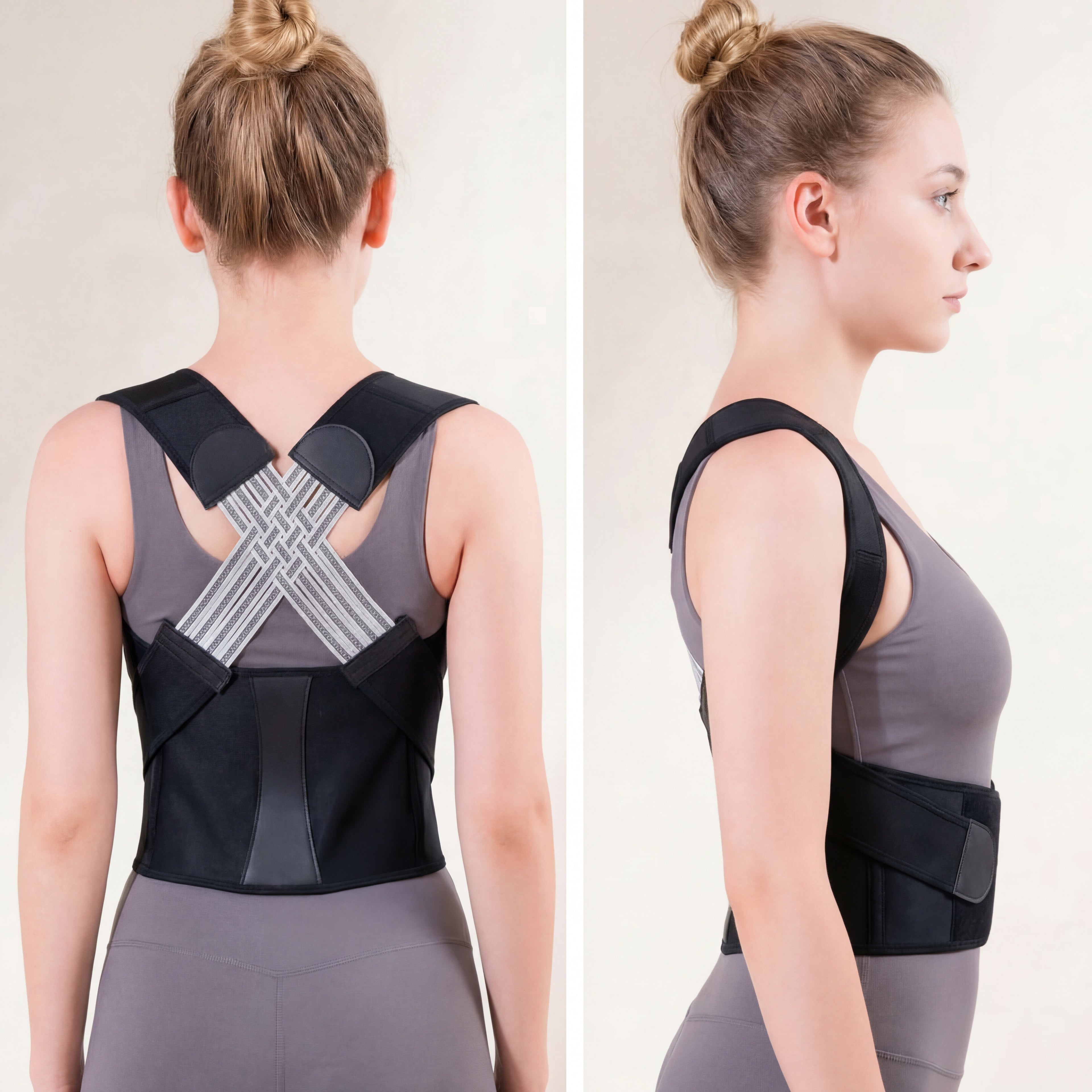 Corrector de postura y zona lumbar