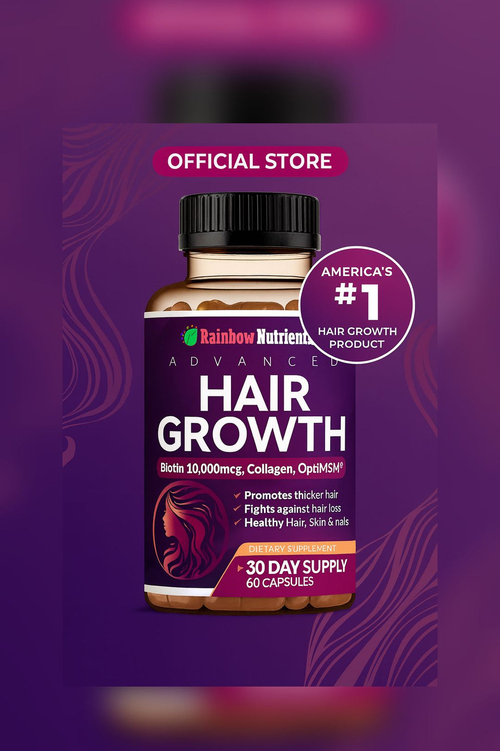 Cápsulas para el crecimiento del cabello MULTISEX