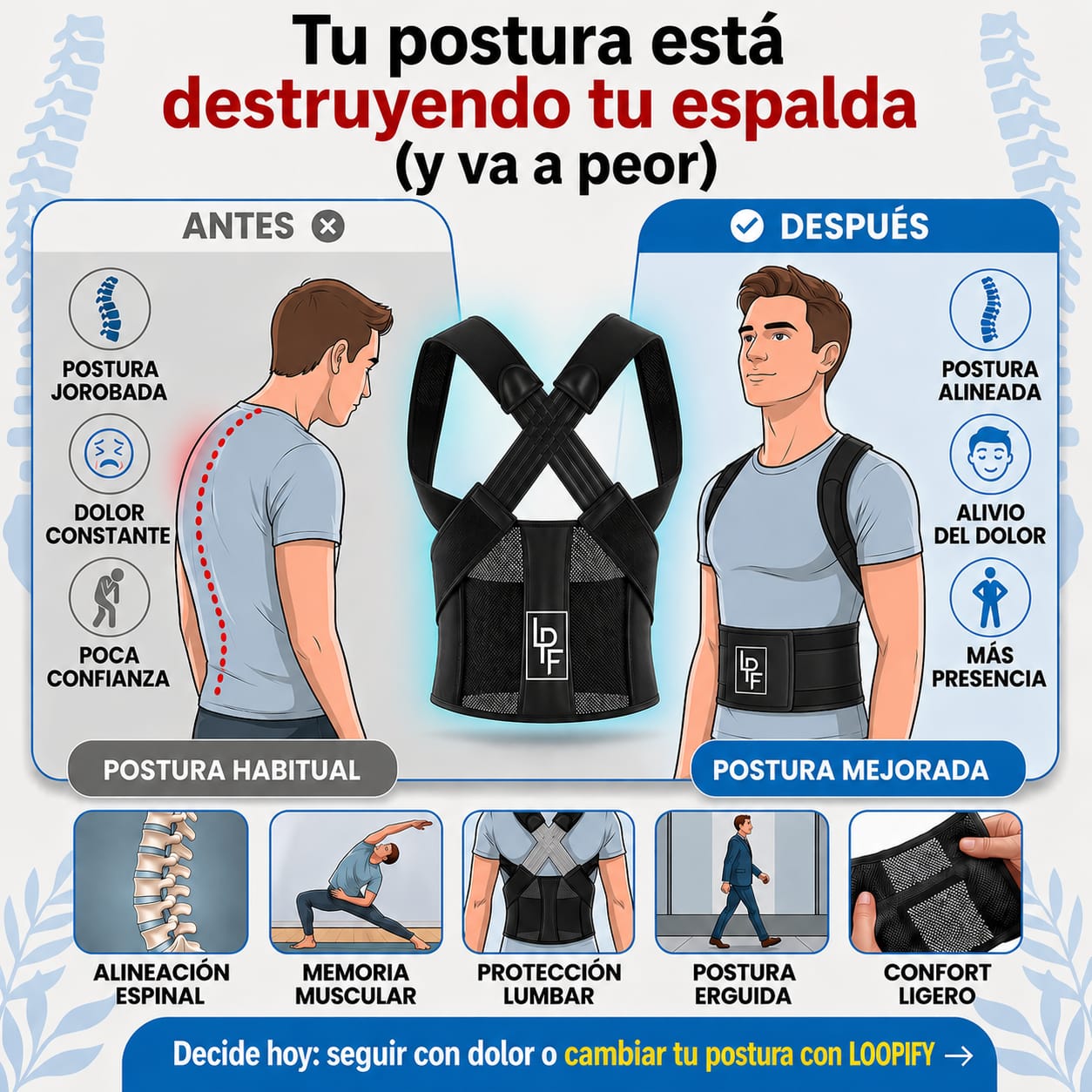 Corrector de Postura - Loopify