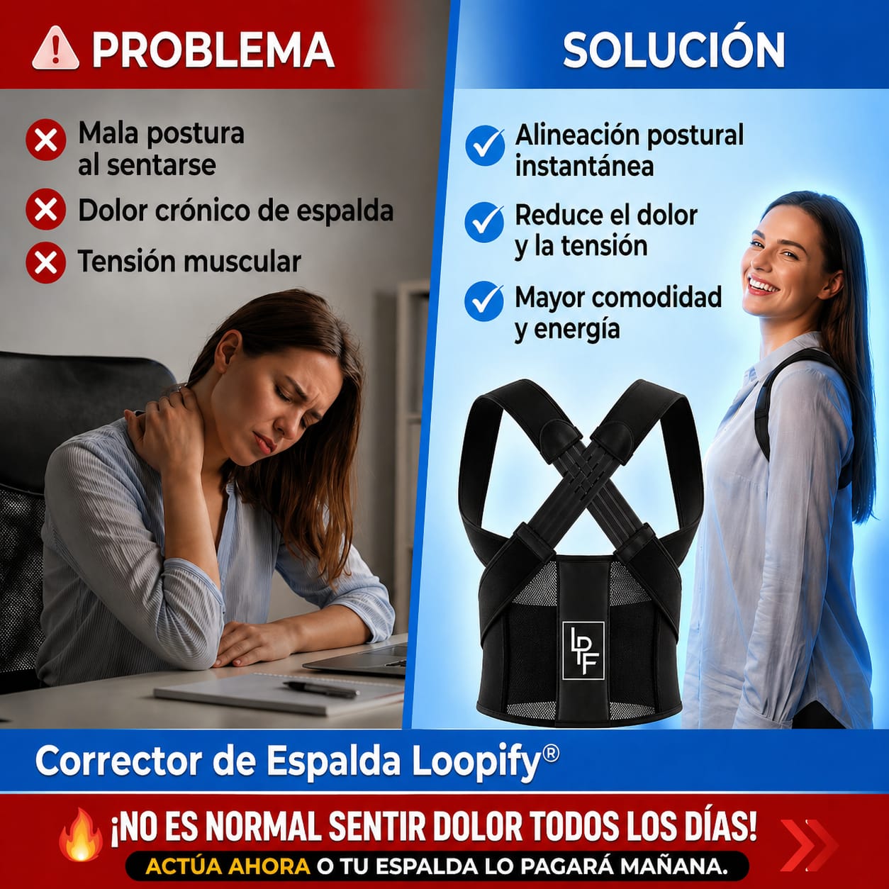 Corrector de Postura - Loopify